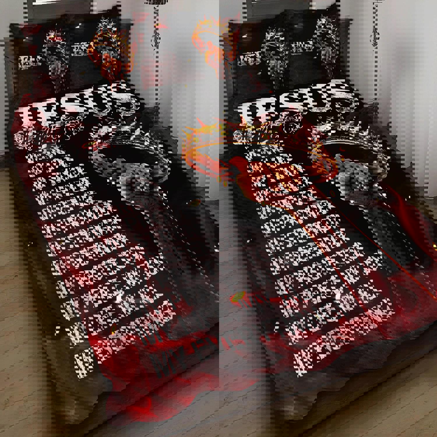 Christian Bedding Set Jesus Is My God