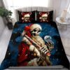 Christmas Santa Clause Skull Bedding Set