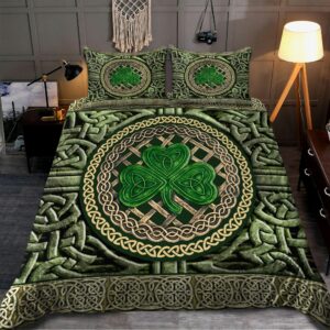 Green Shamrock Celtic Bedding Set