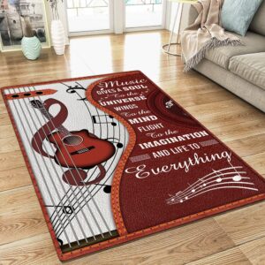Guitar Rug Music Gives Soul To The Universe