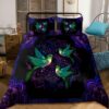 Hummingbird Bedding Set Vintage Mandala