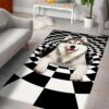 Husky Dog 3D Hole Rug