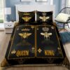 King And Queen Bee Poker Bedding Set