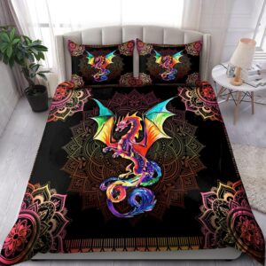 Mandala Dragon Bedding Set